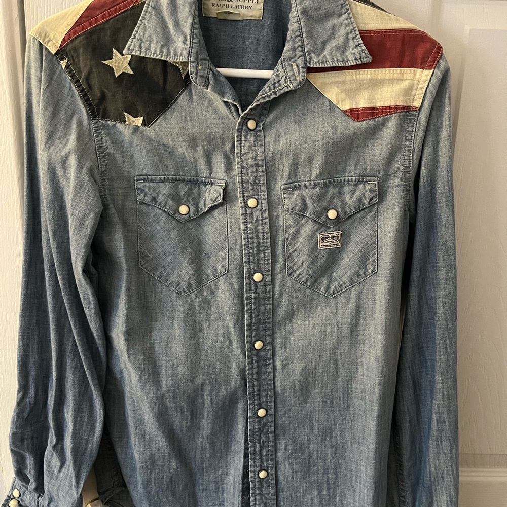 Ralph Lauren Jean Button down Vintage Shirt